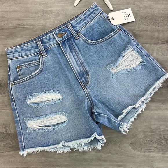 🔆BILLABONG🔆 HOW BOUT THAT JEAN SHORTS - Picture 6 of 13